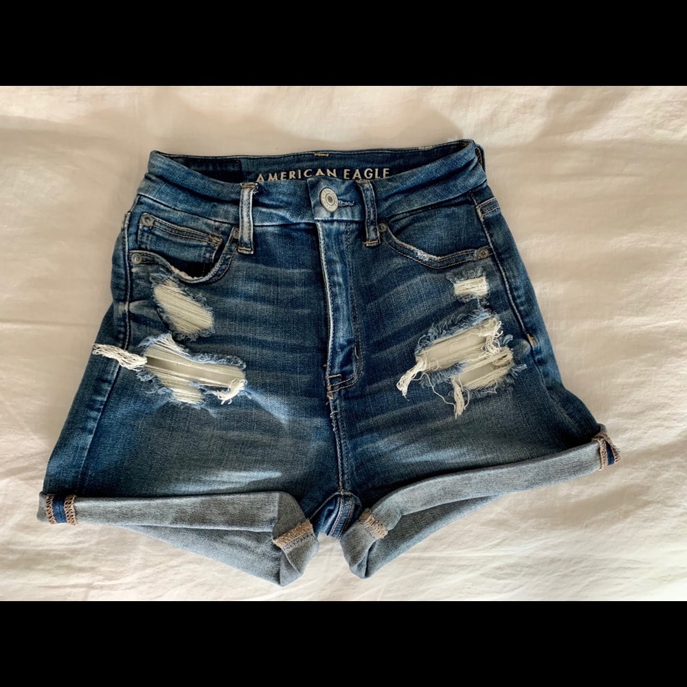 American Eagle High-Rise Jean Shorts